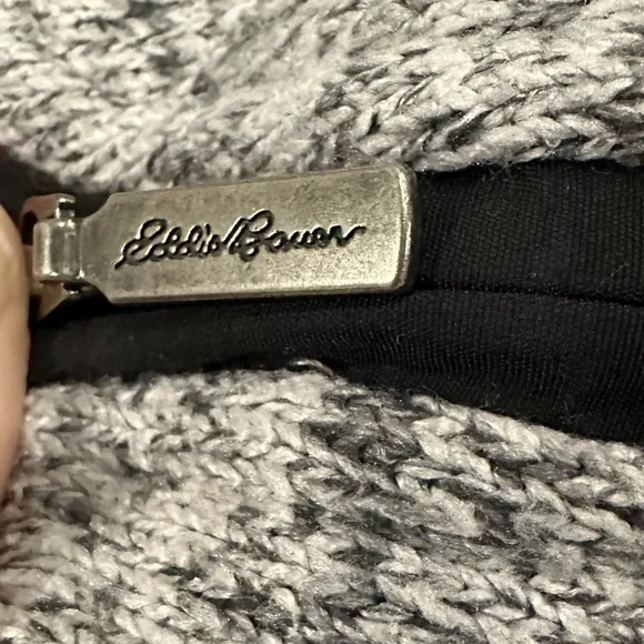 Eddie Bauer 1/4 Zip Pullover Sweater Light Gray for Men, Size Large. - Picture 5 of 12